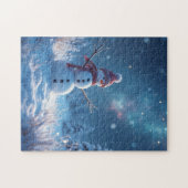 Snowman Winter Wonderland Puzzle (Horizontal)