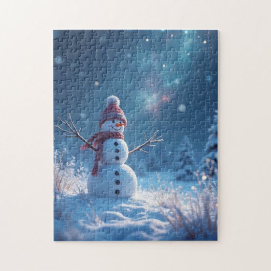 Snowman Winter Wonderland Puzzle (Vertikal)