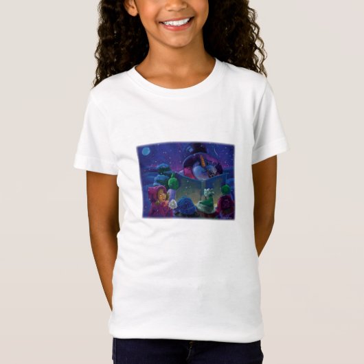 Snowman Wintertime Reading Art T-Shirt (Vorderseite)