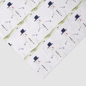 Snowman Winterurlaub Weihnachten Weihnachten Retro Seidenpapier (Detail)