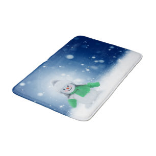 Snowman Wises Badematte