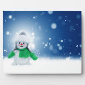Snowman Wises Fotoplatte (Vorderseite)