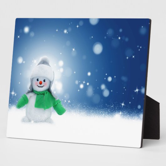 Snowman Wises Fotoplatte (Seite)