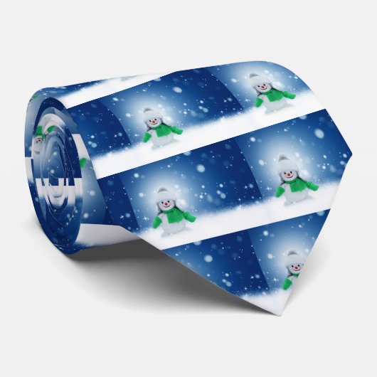 Snowman Wises Krawatte (Gerollt)