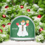 Snowman With Text Schneekugeln (Weihnachten)
