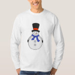 Snowman with top hat<br><div class="desc">A cute snowman wearing a top hat and scarf</div>