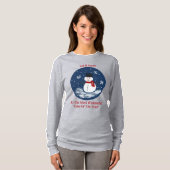 Snowman Wonderful Time Year PERSONALIZE T-Shirt (Vorne ganz)