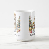 Snowman World's Best Oma Gold Green Christmas Kaffeetasse (Mittel)