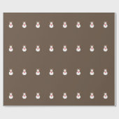 Snowman Wrapping Paper Geschenkpapier (Flach)
