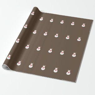 Snowman Wrapping Paper Geschenkpapier