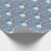 Snowman Wrapping Paper Geschenkpapier (Ecke)