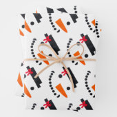 Snowman Wrapping Paper Geschenkpapier Set (Beispiel)