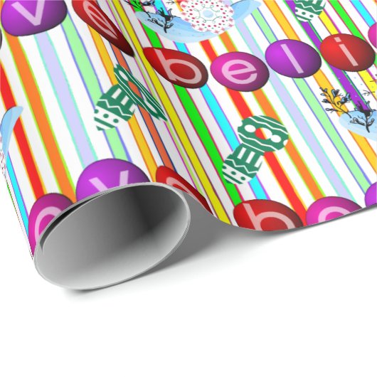 Snowman Wrapping Paper Glaube Geschenkpapier (Rolleneckpunkt)