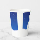 Snowman Zeichne dir Weihnachten ins Gesicht Pappbecher (Rechts)