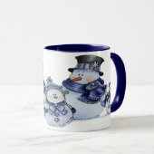 Snowmanfamilien-Tasse Tasse (VorderseiteRechts)