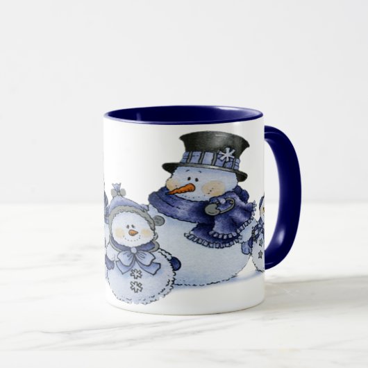 Snowmanfamilien-Tasse Tasse (VorderseiteRechts)