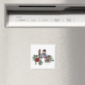 SnowmanFamily Magnet (In Situ (Geschirrspüler))