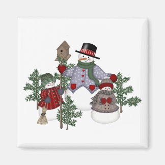 SnowmanFamily Magnet