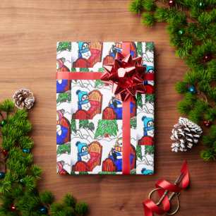 SNOWMANS BEDTIME STORY GESCHENKPAPIER