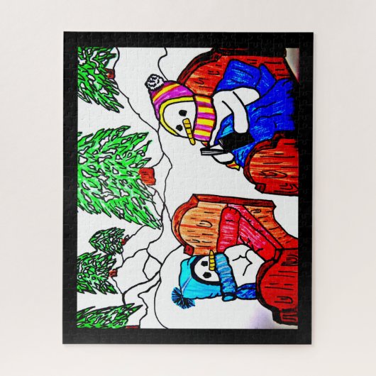 SNOWMANS BEDTIME STORY PUZZLE (Vertikal)