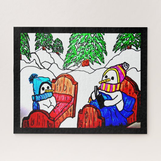 SNOWMANS BEDTIME STORY PUZZLE (Horizontal)