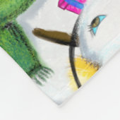 Snowmans Christmas Fleece Blanket Geschenk (Ecke)