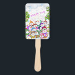 Snowmans Christmas Hand Fan Party Geschenk<br><div class="desc">Happy Snowmans Frohe Weihnachts-Party Funny Zeichnend Cartoon Snowman Celebration - Wählen / Fügen Sie Ihre einzigartige Text / Schriftart / Farbe - Make Your Special Gift - Neu vergrössern und verschieben oder entfernen und fügen Sie Elemente / Bild mit Anpassungs-Tool! - Zeichn und Design von MIGNED. Sie können meine Designs...</div>
