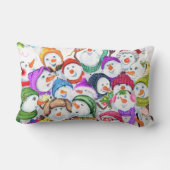 Snowmans Christmas Lumbar Kissengeschenk Lendenkissen (Rückseite)