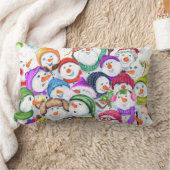 Snowmans Christmas Lumbar Kissengeschenk Lendenkissen (Decke)