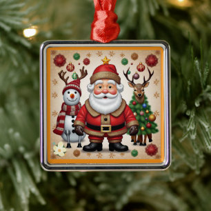 "Snowmans Joy" Ornament Aus Metall