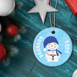 Snowmans Kakao Wunderweihnachtsbaum Keramik Ornament