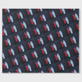 Snowman's Letter to Santa Painting by Alfred Fox Geschenkpapier (Flach)