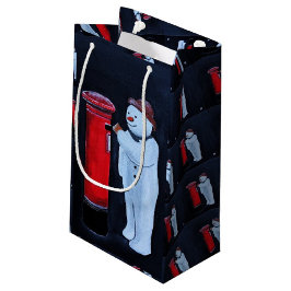 Snowman's Letter to Santa Painting by Alfred Fox Kleine Geschenktüte