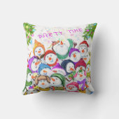 Snowmans Weihnachtsbaum Kissen Geschenke (Rückseite)