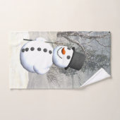 Snowmantuch-Set Badhandtuch Set (Handtuch)