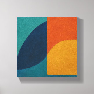 "Snowmelt Resonance" Abstract Leinwanddruck