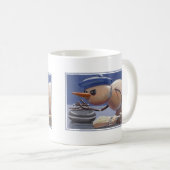 Snowmen auf Eis-Tasse Kaffeetasse (VorderseiteRechts)