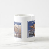 Snowmen auf Eis-Tasse Kaffeetasse (Mittel)