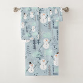 Snowmen Badetuch Set (Insitu)