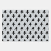 Snowmen Bäume Unkonventionelle Weihnachtsfarben Geschenkpapier Set (Vorderseite 3)