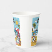 Snowmen Beach Bash Pappbecher (Rechts)