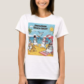 Snowmen Beach Bash T-Shirt (Vorderseite)