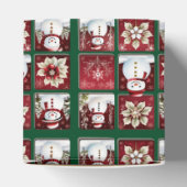 Snowmen Collage Geschenkschachtel (Oben)