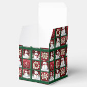 Snowmen Collage Geschenkschachtel (Geöffnet)