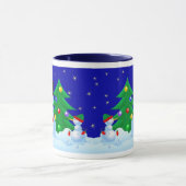 Snowmen Dancing Tasse (Zentrum)