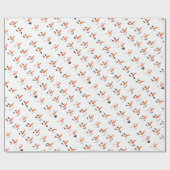 Snowmen Faces Geschenkpapier (Flach)