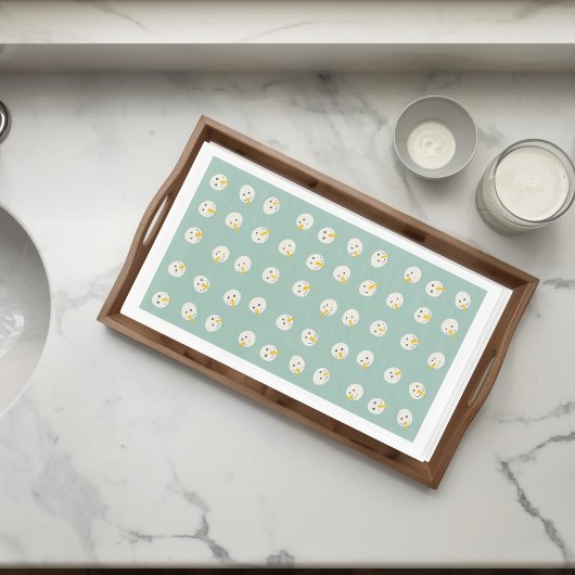 Snowmen Faces Paper Guest Towels Serviette