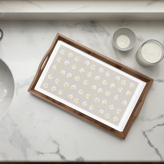 Snowmen Faces Paper Guest Towels Serviette