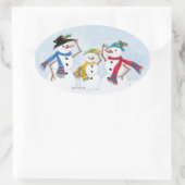 Snowmen Family Stickers (Tasche)