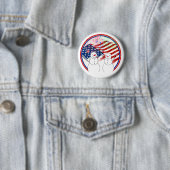 Snowmen feiern Unabhängigkeit Button (Beispiel)